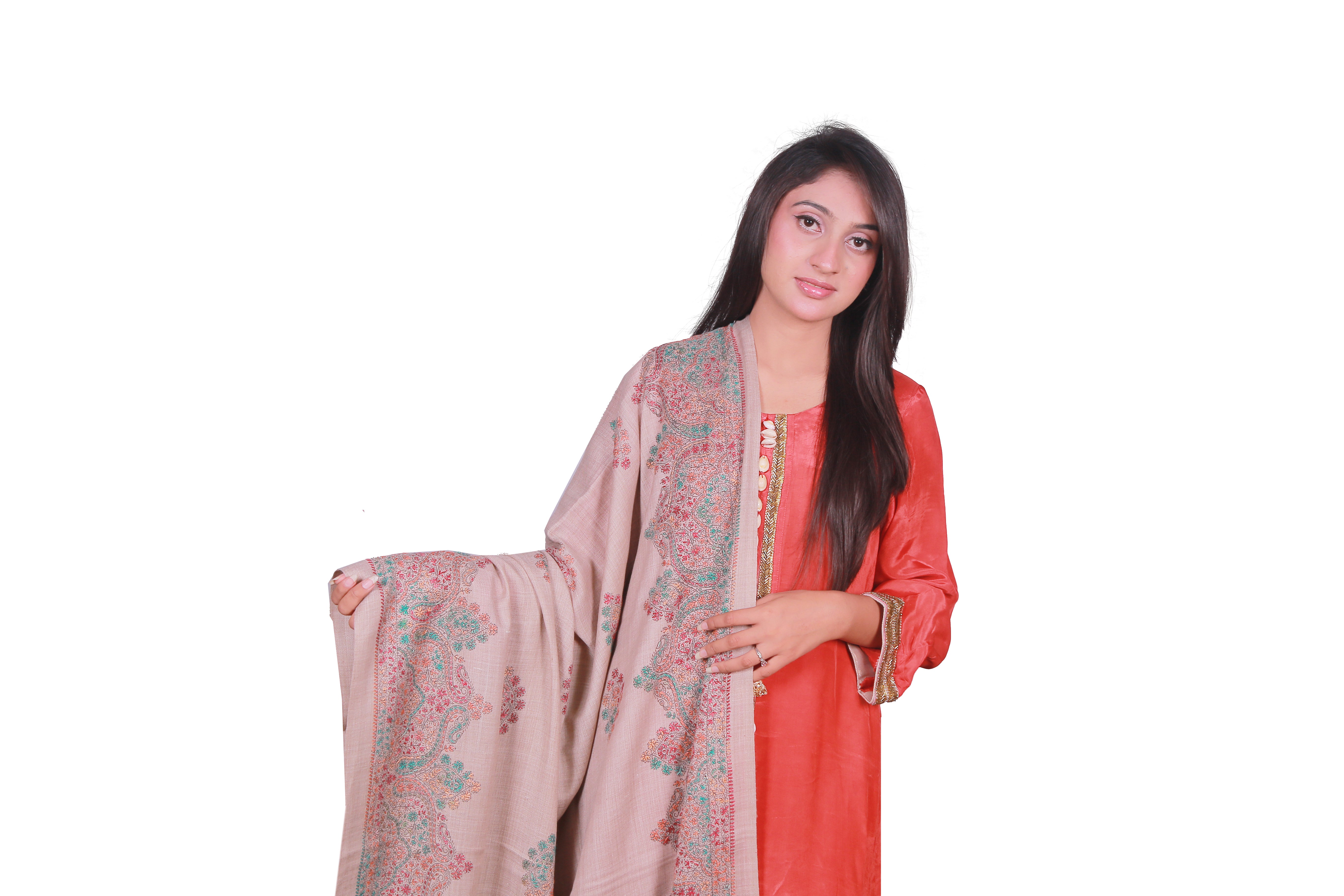 Cashmere Shawl Sozni Embroidered