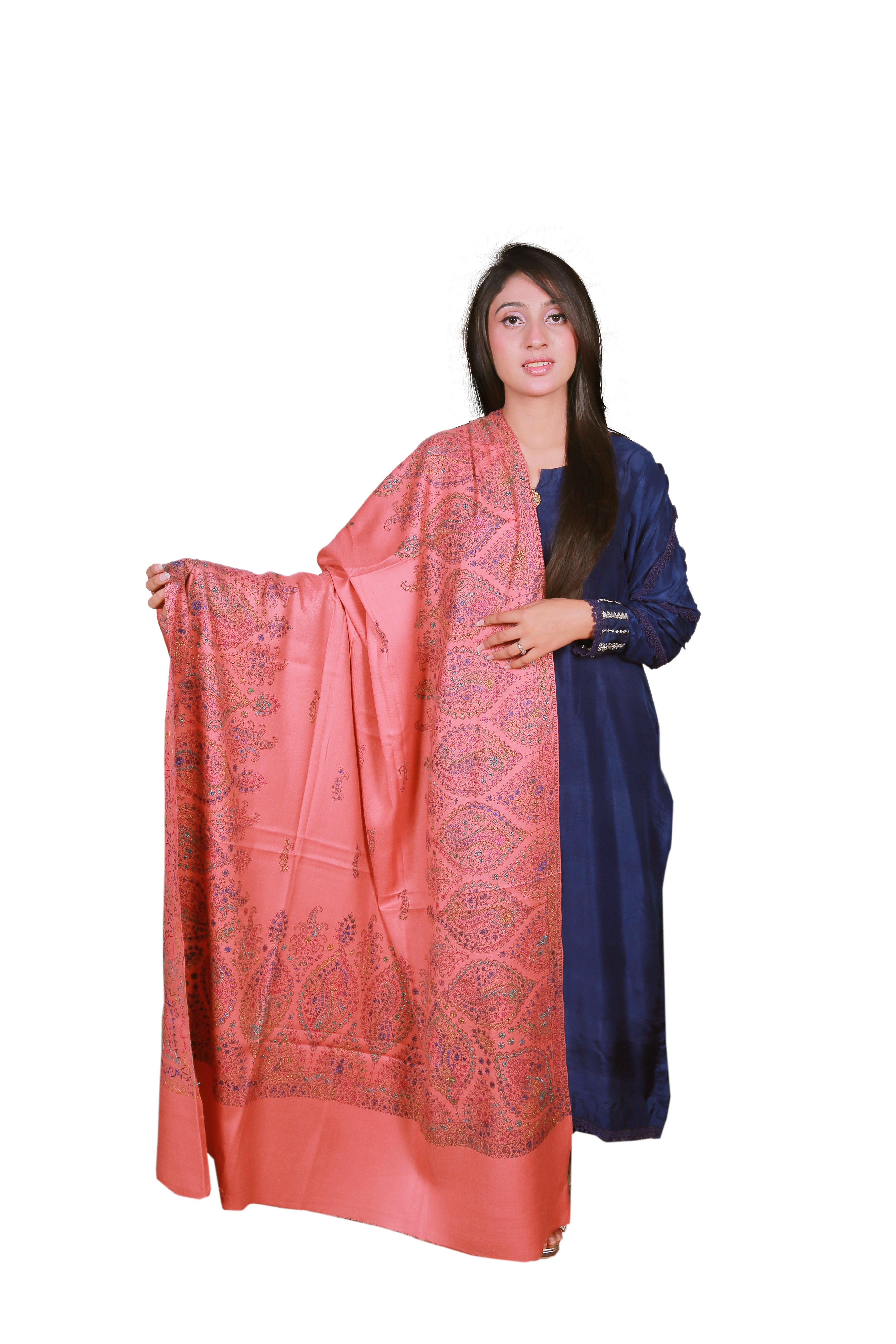 Sozni Embroidery Cashmere Shawl