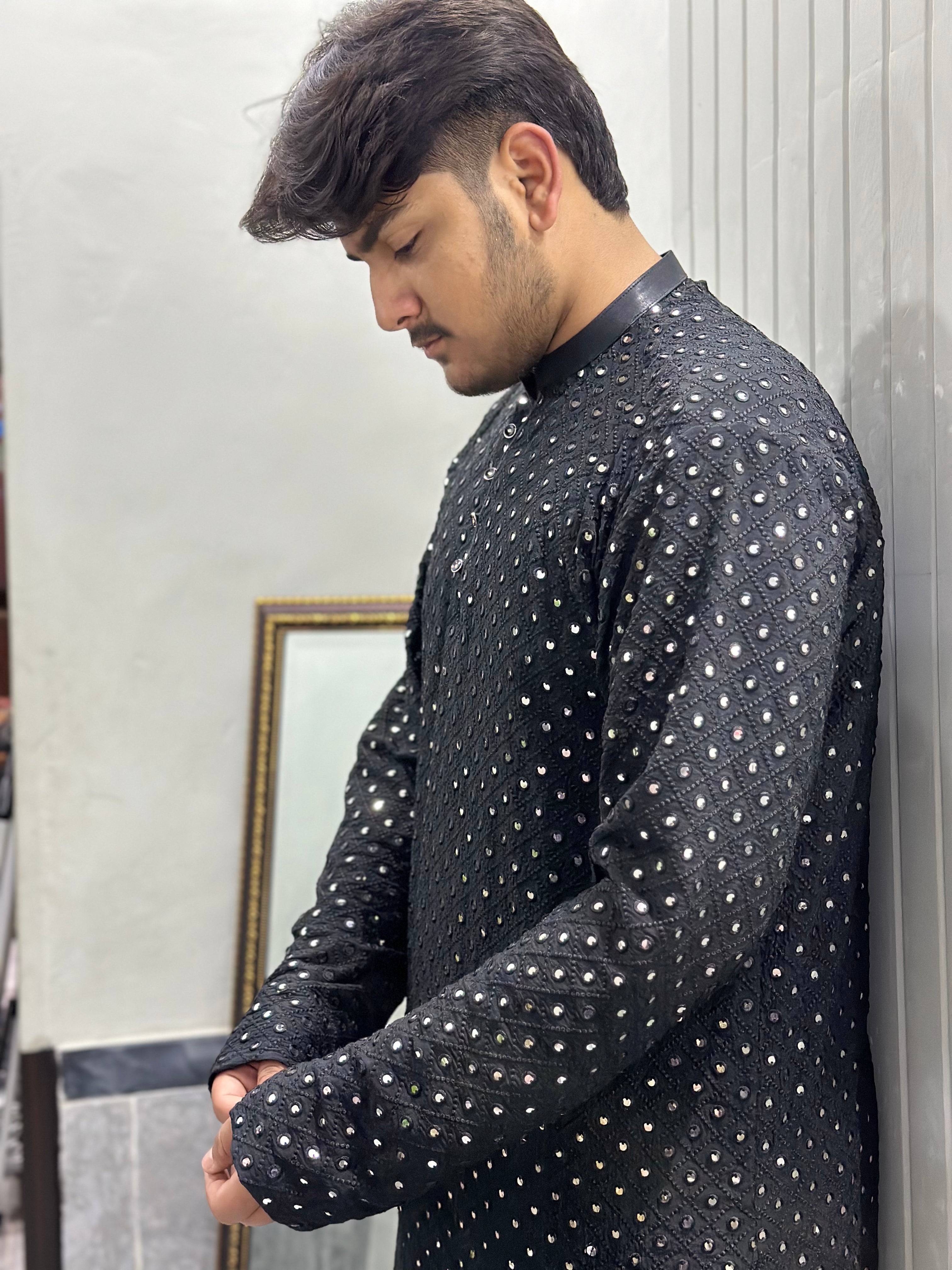 Black Kurta